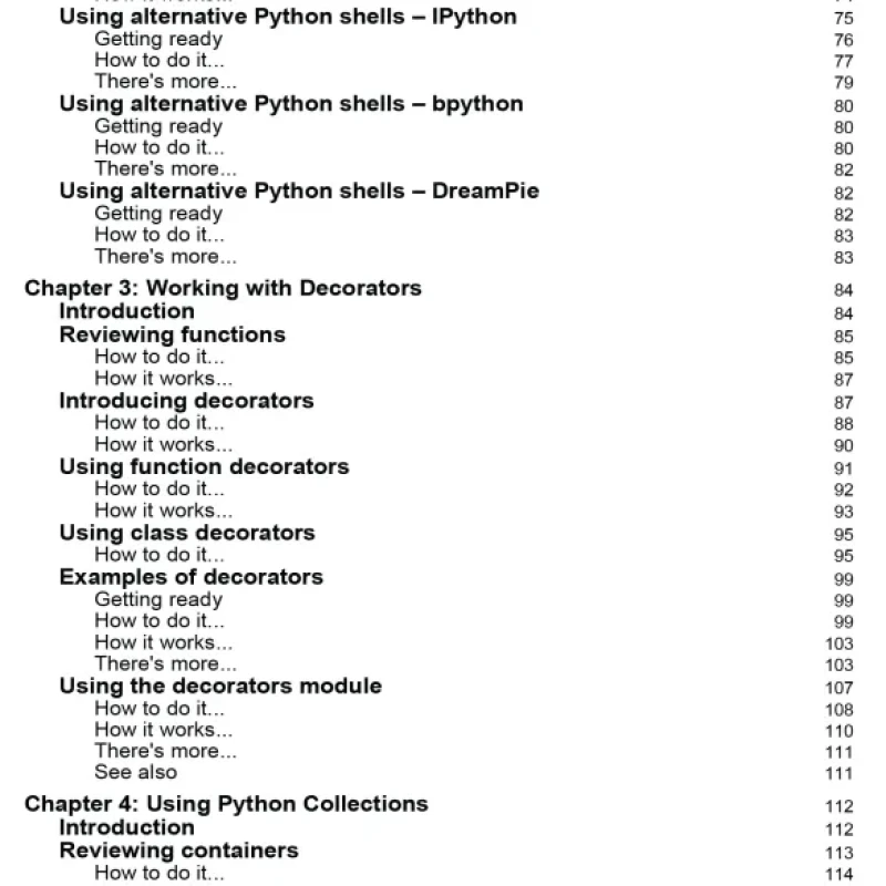 Secret Recipes of the Python Ninja