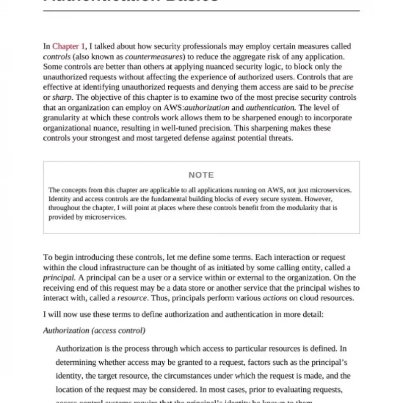 Security and Microservice Architecture on AWS