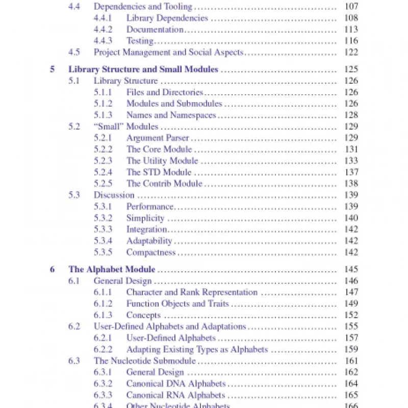 Sequence Analysis and Modern C++