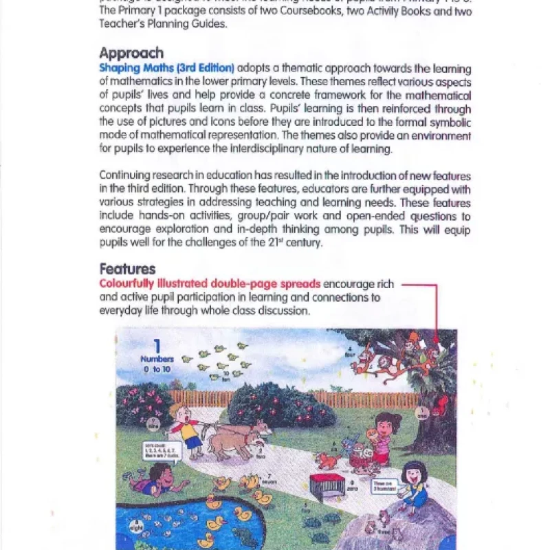 Shaping maths coursebook 1A (Sách màu)