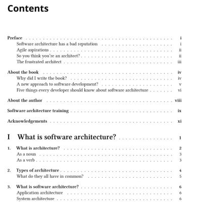 Software Architecture for Developers