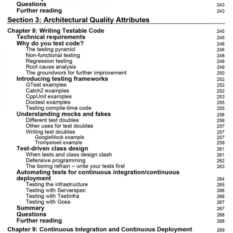 Software Architecture with C++