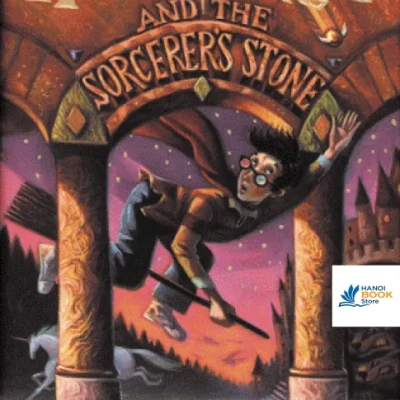 Sorcerer's Stone or Philosopher'stone (sách đen trắng)