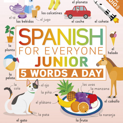 Spanish for Everyone Junior 5 Words a Day (Sách màu)