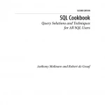 SQL Cookbook query solutions and techniques for all sql users