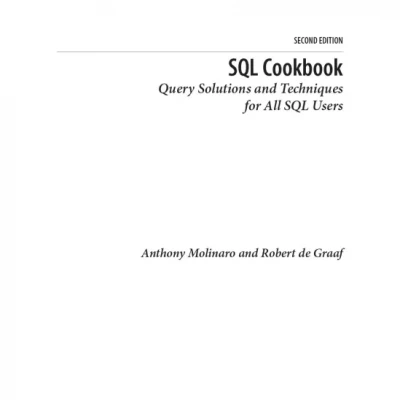SQL Cookbook query solutions and techniques for all sql users