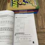 Bộ sách 6 quyển Step by step Maths Primary 1,2,3,4,5,6 - sách toán tiếng Anh tiểu học Singapore