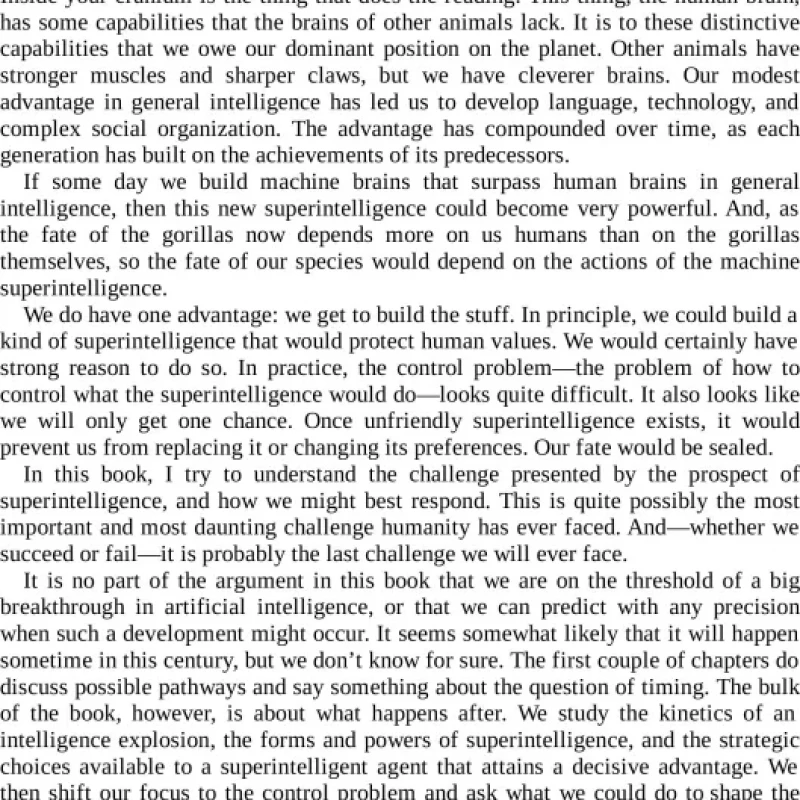 Superintelligence Paths, Dangers, Strategies