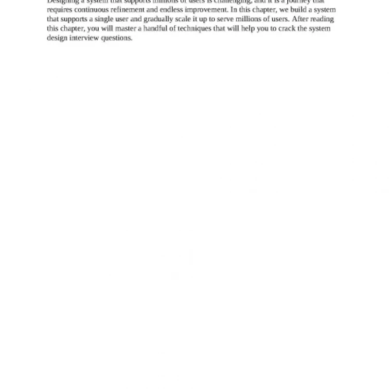 System Design Interview