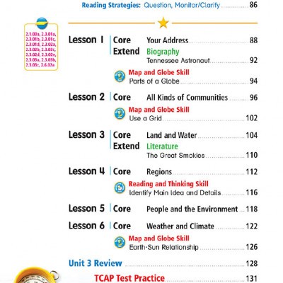 TENNESSEE SOCIAL STUDY GRADE 2 (Sách màu)