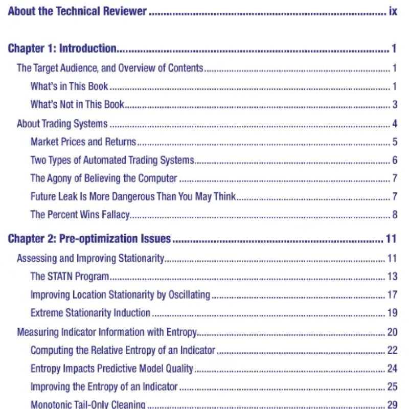 Testing and Tuning Market Trading Systems Algorithms in C++ - Hanoi Bookstore