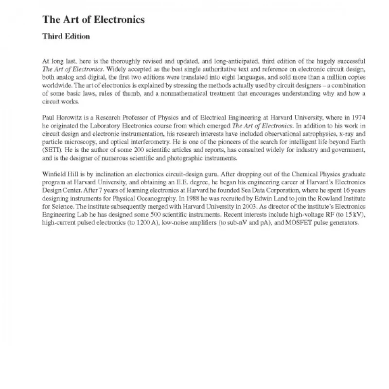 The Art of Electronics