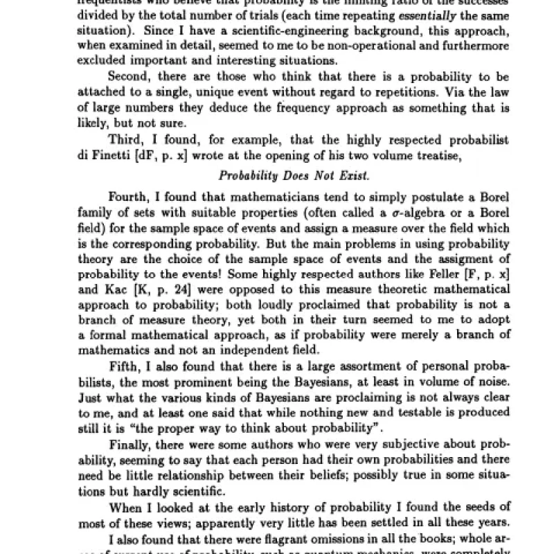 The Art of Probability
