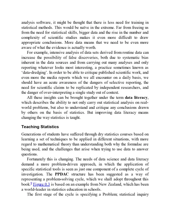 The art of statistics how to learn from data