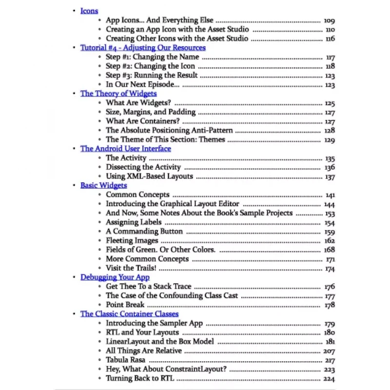The Busy Coder’s Guide To Android Development (Sách đen trắng)