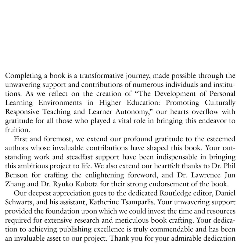Sách The Development of Personal Learning Environments in Higher Education