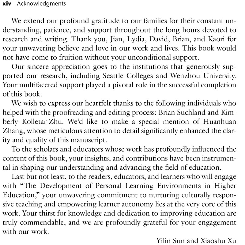 Sách The Development of Personal Learning Environments in Higher Education