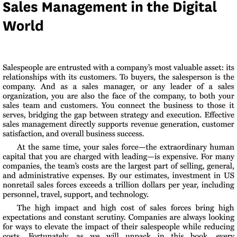 Sách The Harvard Business Review Sales Management Handbook 2024