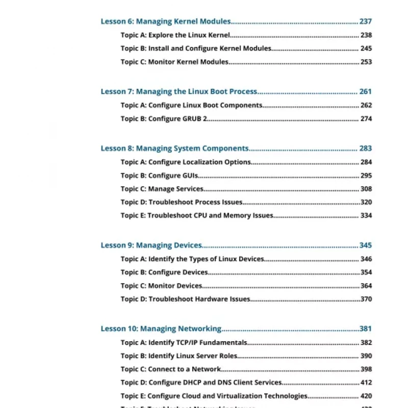 The Official CompTIA Linux+ Student Guide