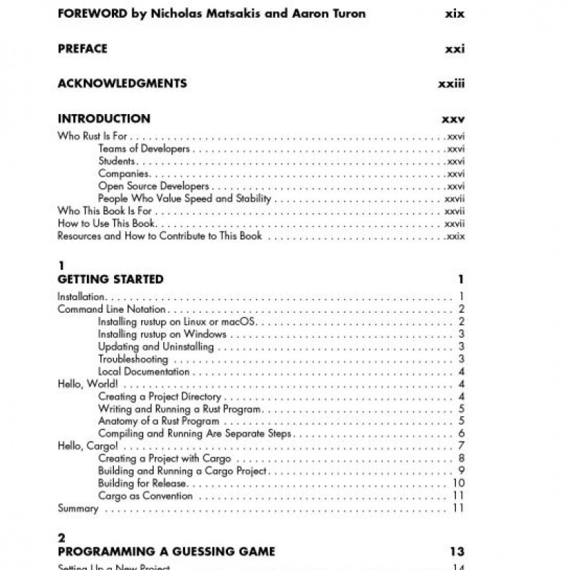 The Rust Programming Language