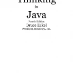 Thinking in Java, 4th edition