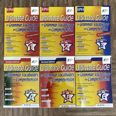 6 quyển Ultimate Guide for Grammar vocabulary and Comprehension 1,2,3,4,5,6