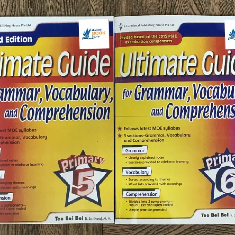 6 quyển Ultimate Guide for Grammar vocabulary and Comprehension 1,2,3,4,5,6