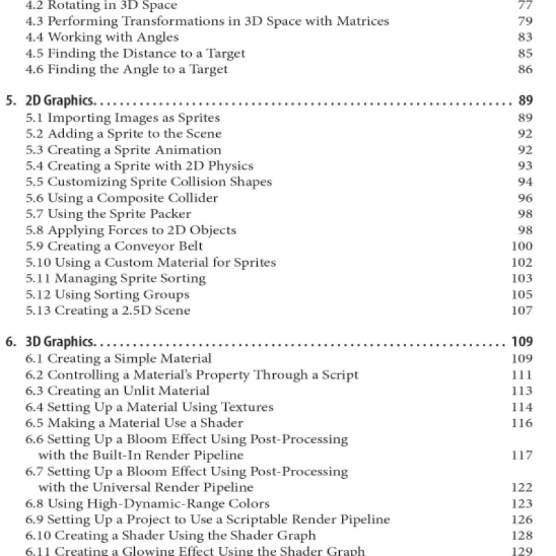 Unity Development Cookbook