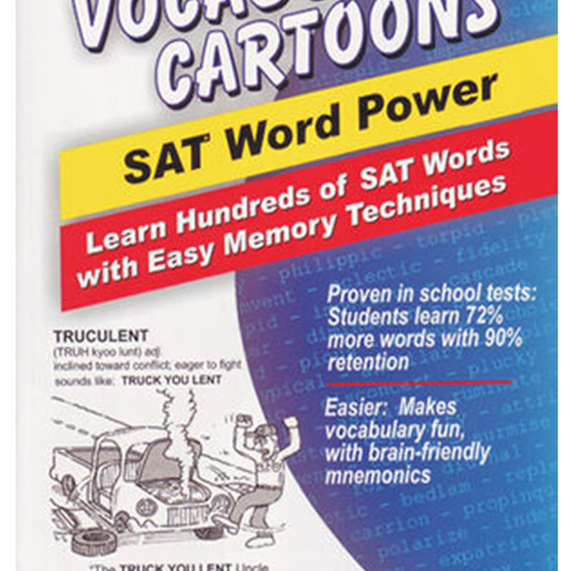 VOCABULARY CARTOONS SAT WORD POWER (Sách đen trắng)