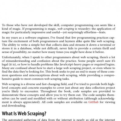 Web Scraping with Python: Collecting More Data from the Modern Web