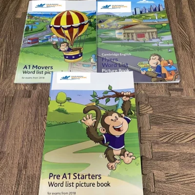 Bộ 3 quyển A1 Movers, FLYERS, STARTERS WORDLIST PICTURE BOOK