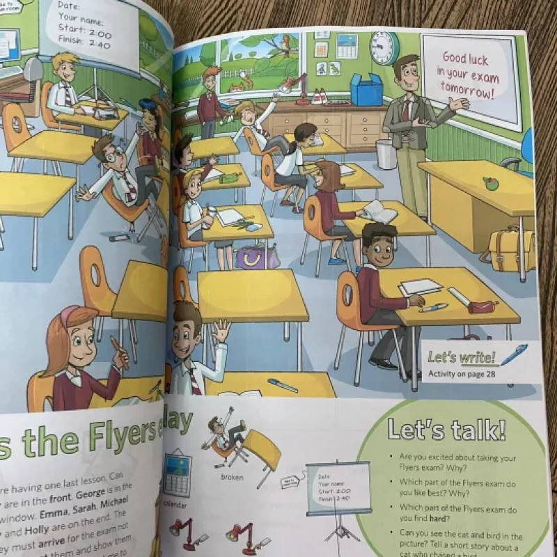 Bộ 3 quyển A1 Movers, FLYERS, STARTERS WORDLIST PICTURE BOOK
