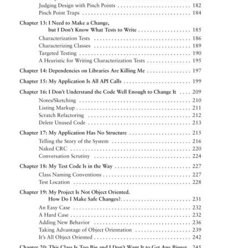 Working Effectively with Legacy Code: Feathers, Michael
