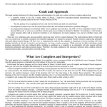 Writing Compilers and Interpreters