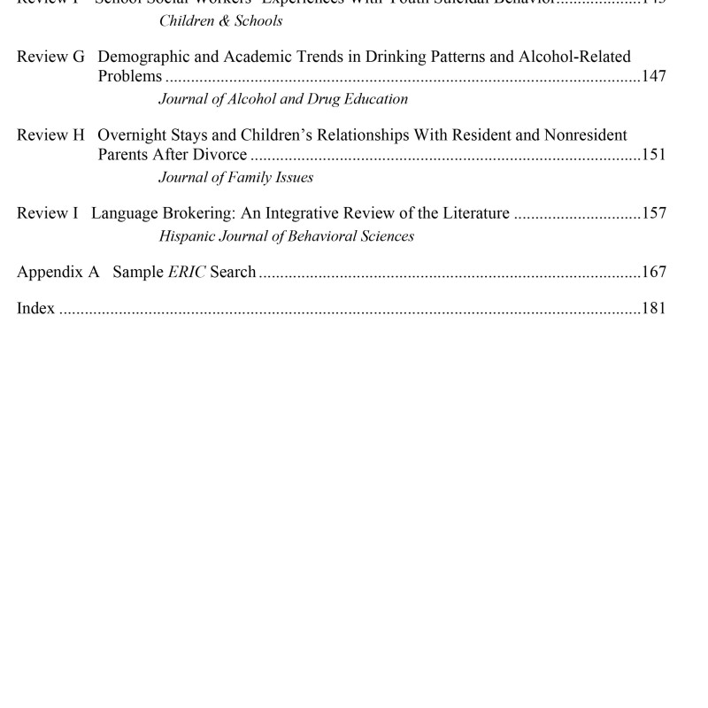 Sách Writing Literature Reviews A Guide for Students of the Social and Behavioral Sciences
